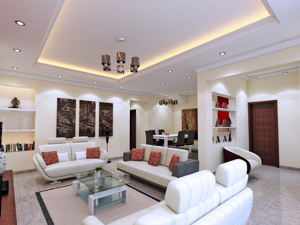 Elegant lounge space